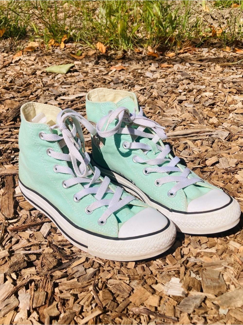 Converse Chuck Taylor All Star Hi Beach Glass Green High Top Unisex Sz M 6 W 8